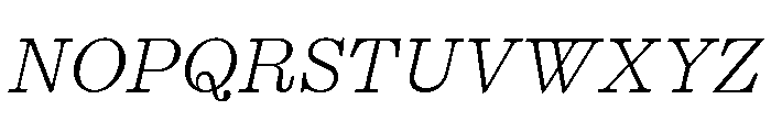 Kyoto Extralight Font UPPERCASE