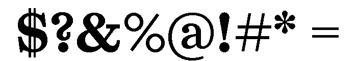 Kyoto Heavy 2 Font OTHER CHARS