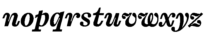 Kyoto Heavy Font LOWERCASE