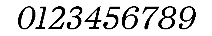 Kyoto Italic Font OTHER CHARS