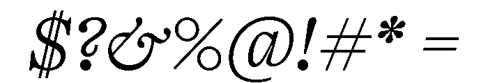 Kyoto Light Font OTHER CHARS