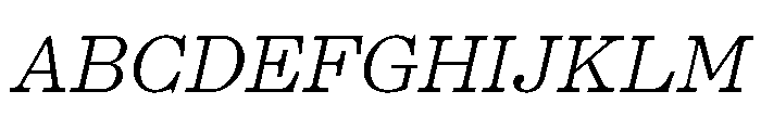 Kyoto Light Font UPPERCASE