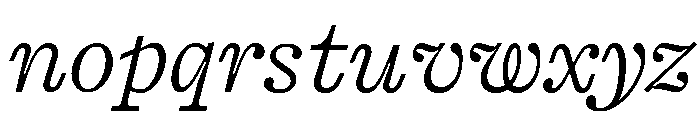 Kyoto Light Font LOWERCASE