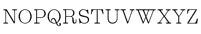 Kyoto Thin 2 Font UPPERCASE