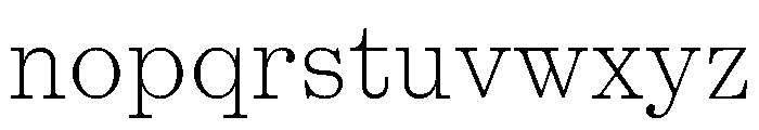 Kyoto Thin 2 Font LOWERCASE