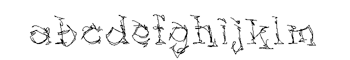 KZ SCRAtCHER FONT