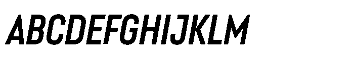 Lütschine Lutschine Bold Con x1 Italic Font UPPERCASE