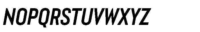 Lütschine Lutschine Bold Con x1 Italic Font UPPERCASE