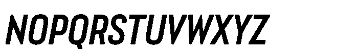 Lütschine Lutschine Bold Con x2 Italic Font UPPERCASE