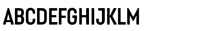Lütschine Lutschine Bold Con x2 Font UPPERCASE