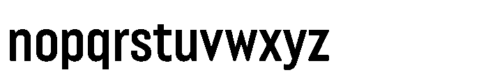 Lütschine Lutschine Bold Con x2 Font LOWERCASE