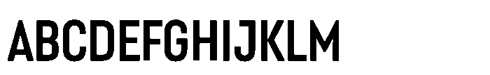 Lütschine Lutschine Bold Con x3 Font UPPERCASE