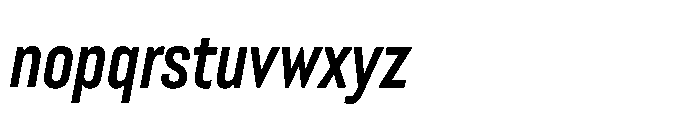 Lütschine Lutschine Bold Nar x1 Italic Font LOWERCASE