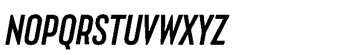 Lütschine Lutschine Bold Nar x3 Italic Font UPPERCASE