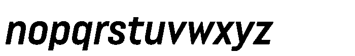 Lütschine Lutschine Bold x2 Italic Font LOWERCASE