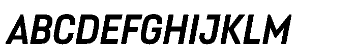 Lütschine Lutschine Bold x3 Italic Font UPPERCASE