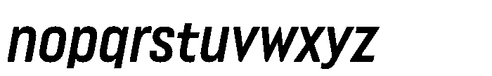 Lütschine Lutschine Bold x3 Italic Font LOWERCASE