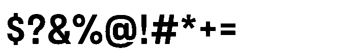 Lütschine Lutschine Bold x3 Font OTHER CHARS