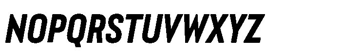 Lütschine Lutschine Extra Bold Con x1 Italic Font UPPERCASE