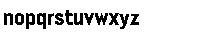 Lütschine Lutschine Extra Bold Con x1 Font LOWERCASE