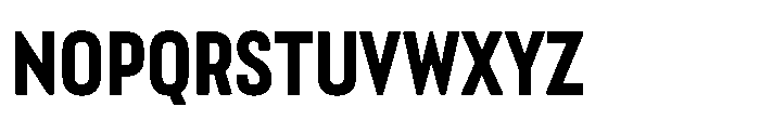 Lütschine Lutschine Extra Bold Con x2 Font UPPERCASE
