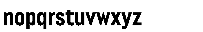 Lütschine Lutschine Extra Bold Con x2 Font LOWERCASE