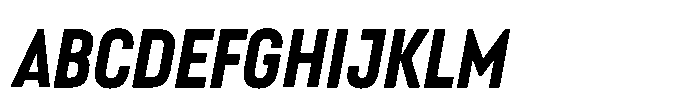 Lütschine Lutschine Extra Bold Con x3 Italic Font UPPERCASE