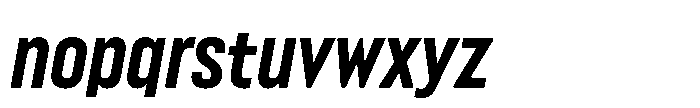 Lütschine Lutschine Extra Bold Con x3 Italic Font LOWERCASE