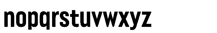 Lütschine Lutschine Extra Bold Con x3 Font LOWERCASE