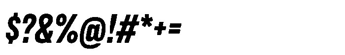 Lütschine Lutschine Extra Bold Nar x1 Italic Font OTHER CHARS