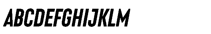Lütschine Lutschine Extra Bold Nar x1 Italic Font UPPERCASE