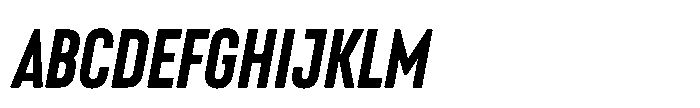 Lütschine Lutschine Extra Bold Nar x3 Italic Font UPPERCASE