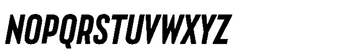 Lütschine Lutschine Extra Bold Nar x3 Italic Font UPPERCASE