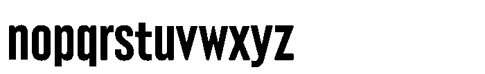 Lütschine Lutschine Extra Bold Nar x3 Font LOWERCASE