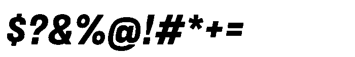Lütschine Lutschine Extra Bold x1 Italic Font OTHER CHARS