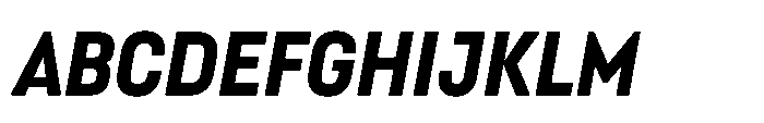 Lütschine Lutschine Extra Bold x1 Italic Font UPPERCASE