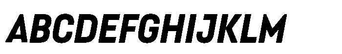 Lütschine Lutschine Extra Bold x2 Italic Font UPPERCASE