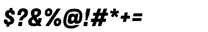 Lütschine Lutschine Extra Bold x3 Italic Font OTHER CHARS