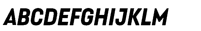 Lütschine Lutschine Extra Bold x3 Italic Font UPPERCASE