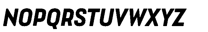 Lütschine Lutschine Extra Bold x3 Italic Font UPPERCASE