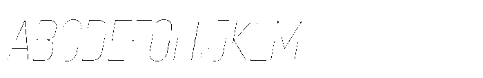 Lütschine Lutschine Hairline Con x1 Italic Font UPPERCASE