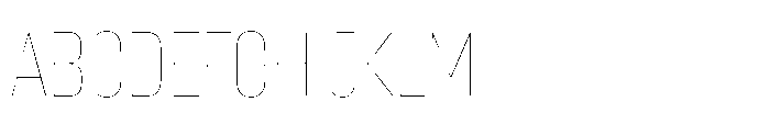 Lütschine Lutschine Hairline Con x1 Font UPPERCASE
