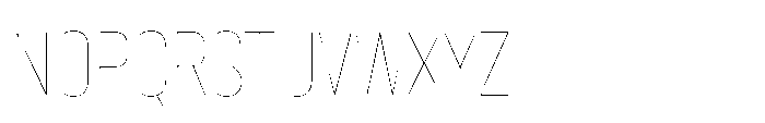 Lütschine Lutschine Hairline Con x1 Font UPPERCASE