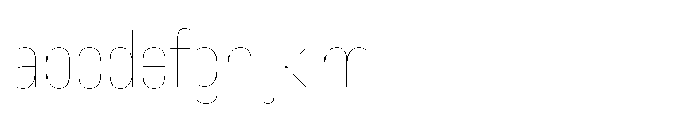 Lütschine Lutschine Hairline Con x1 FONT
