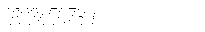 Lütschine Lutschine Hairline Con x2 Italic Font OTHER CHARS