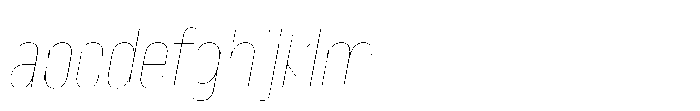 Lütschine Lutschine Hairline Con x2 Italic FONT
