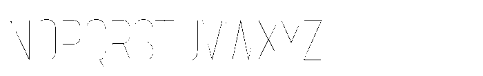 Lütschine Lutschine Hairline Con x2 Font UPPERCASE