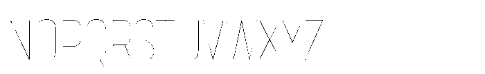 Lütschine Lutschine Hairline Con x3 Font UPPERCASE