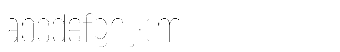 Lütschine Lutschine Hairline Con x3 FONT