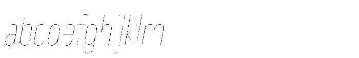 Lütschine Lutschine Hairline Nar x1 Italic FONT